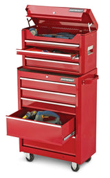 Rolling Tools Storage Cabinet with 5 Drawers, Deep Red, 24-in N0H8 - product image 7