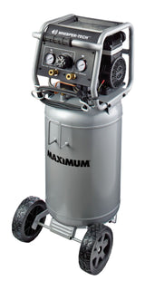 15-Gallon Oil-Free Quiet Portable Vertical Air Compressor with Top Tray H3F6 - product image 4