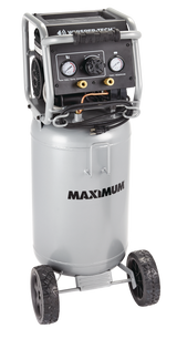 15-Gallon Oil-Free Quiet Portable Vertical Air Compressor with Top Tray H3F6 - product image 6
