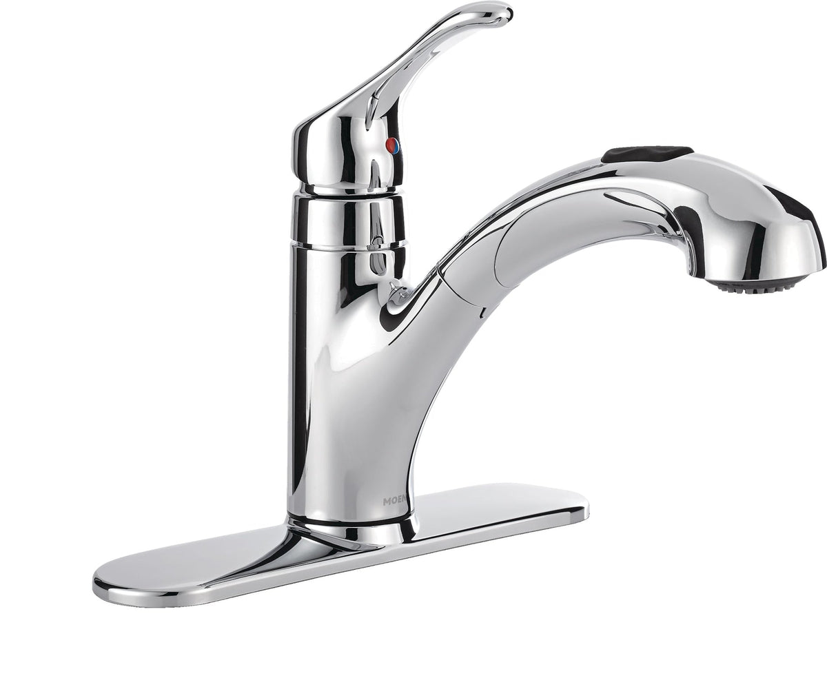 Renzo Single-Handle Pull-Out Kitchen Faucet, Chrome R2G8 - product image 1