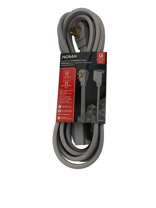 14/3 15 Amp Appliance Extension Cord, Grey H3G6 - product image 1