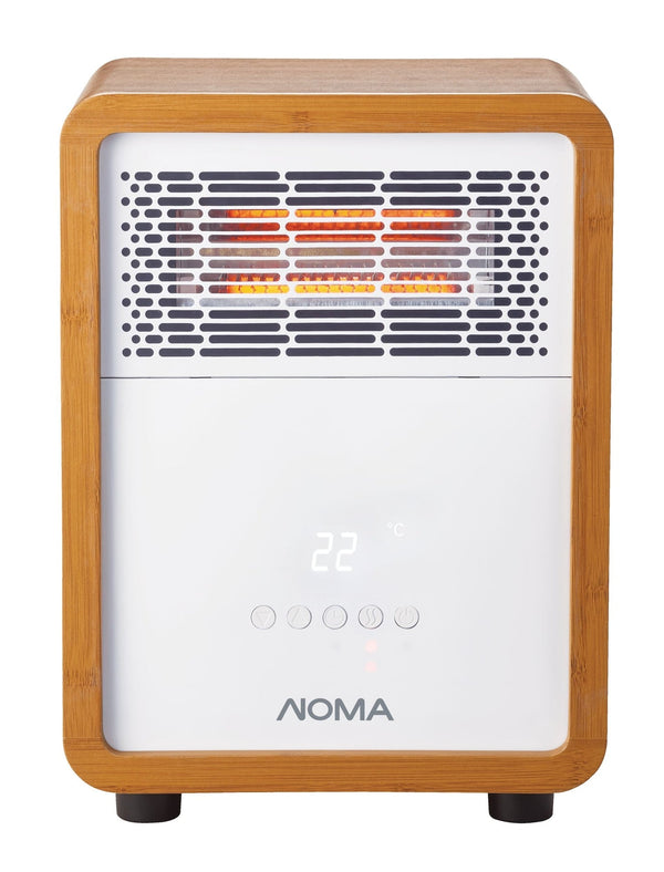 3-Setting Cabinet Heater with Child Lock, Quartz and Radiant Heating, Wood Grain Finish Y2C8