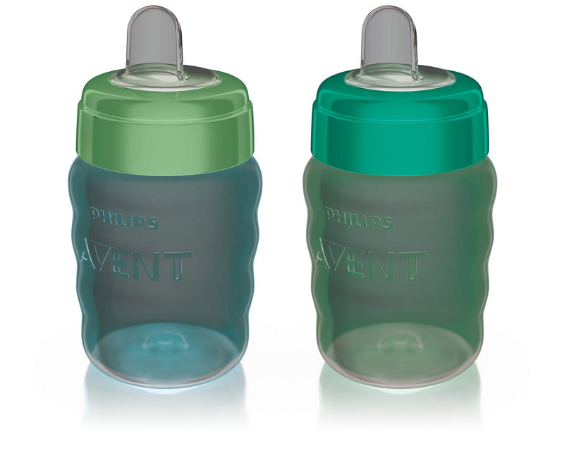 Soft Sippy Cup, Blue/Green, 2-pk Z5B0