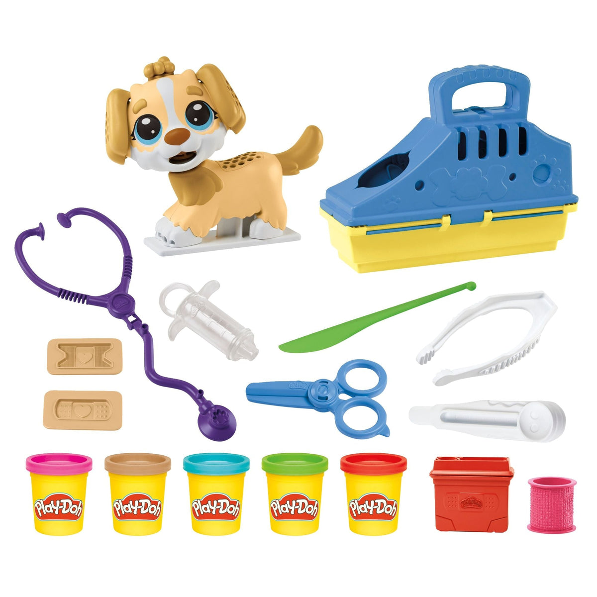 Care N' Carry Vet Playset, With Compound Cans, Non-Toxic, 10 oz, 5-pc, Ages 3+ R4H8 - product image 4