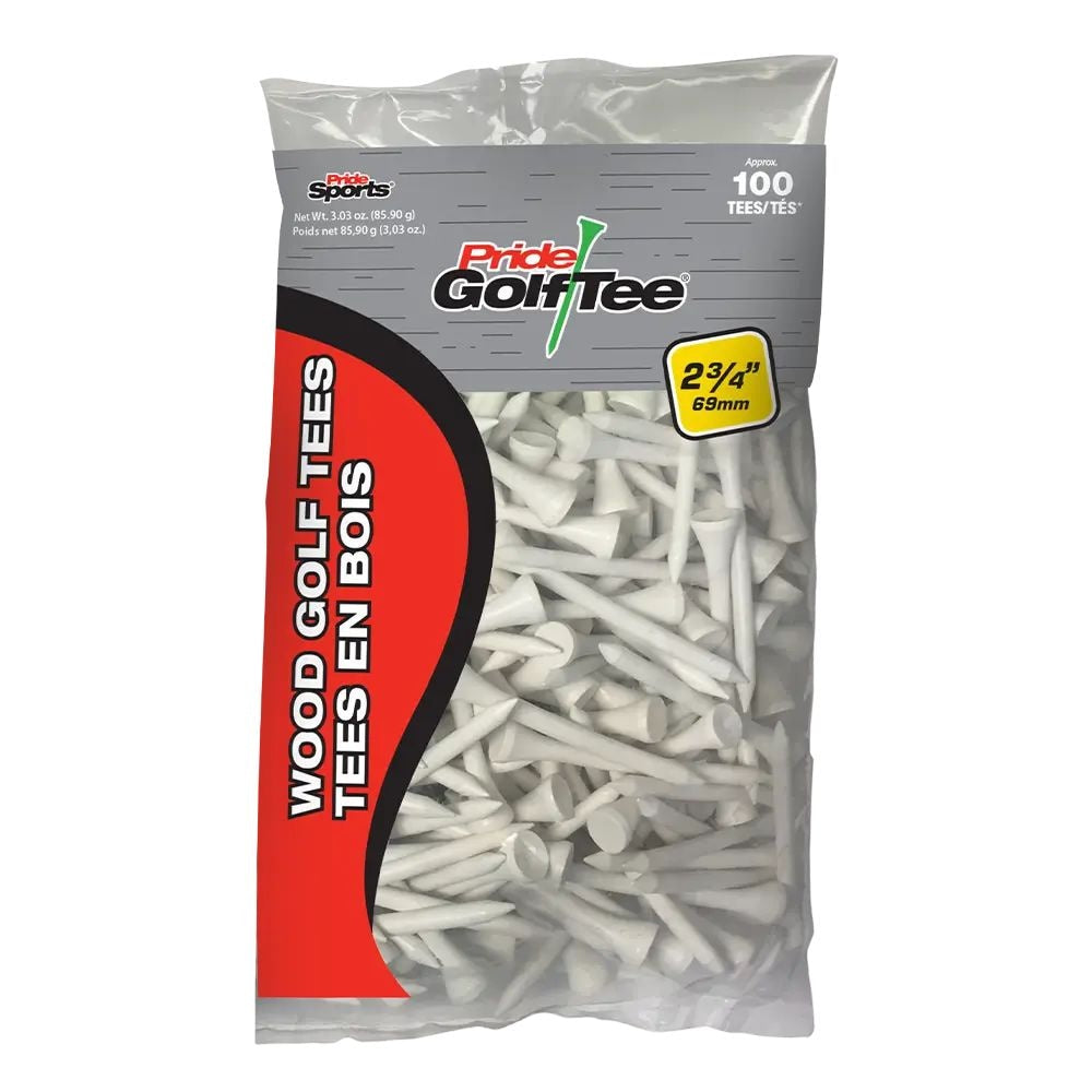 Biodegradable Hardwood Golf Tee, 2-3/4-in, 50-pk, White D8S4 - product image 1