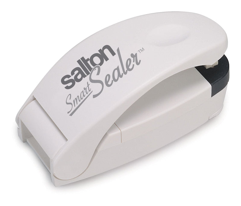SmartSealer 2-in-1 Portable Bag Sealer & Cutter with Magnetic Strip, White H1D6