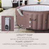 Spa Hawaii Smart AirJet 6-Person Terracotta Round Spa, 77-in x 28-in P8A1 - product image 6