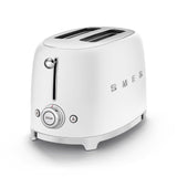 50's Retro Style Wide Slot Pop Up Electric Toaster with 6 Settings, 2-Slice, Matte White R9K2 - product image 1