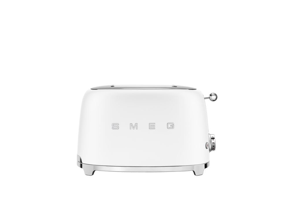 50's Retro Style Wide Slot Pop Up Electric Toaster with 6 Settings, 2-Slice, Matte White R9K2 - product image 3