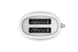 50's Retro Style Wide Slot Pop Up Electric Toaster with 6 Settings, 2-Slice, Matte White R9K2 - product image 6
