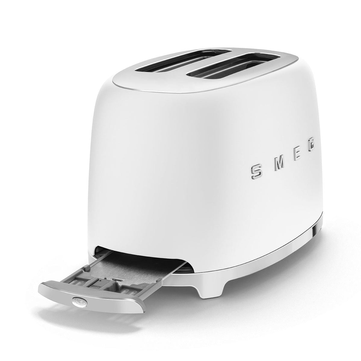 50's Retro Style Wide Slot Pop Up Electric Toaster with 6 Settings, 2-Slice, Matte White R9K2 - product image 8