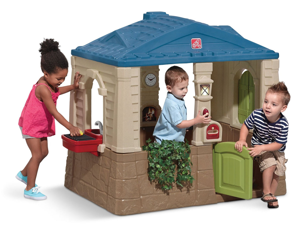 Step2 Happy Home & Cottage Playhouse with Interior Set, Ages 1.5+ Q6J3 - product image 1