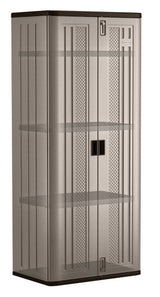 19 cu-ft Tall 3-Shelf Resin Storage Cabinet U6F2 - product image 2