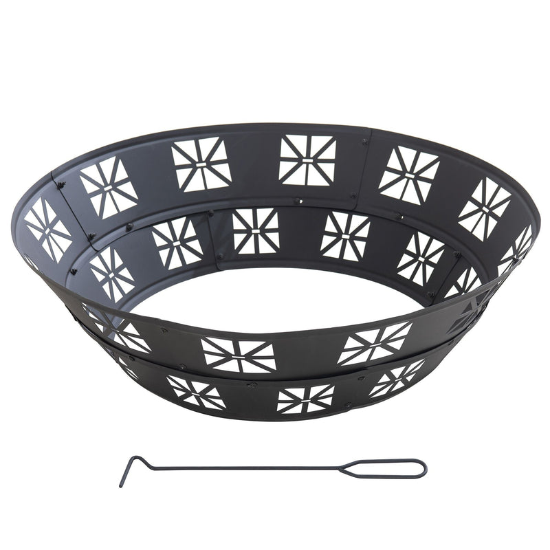 Shelton Fire Ring, Black O8Z6