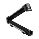 SnowPack Stainless Steel Roof Top Mount Ski/Snowboard Rack, Medium, Black, 2-pc K4C4 - product image 8