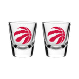 Toronto Raptors Heavy Base Shot Glass Set For Basketball Fans/Collectors, 2-oz, 2-pk I5F0 - product image 1