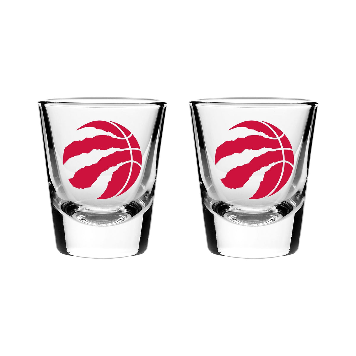 Toronto Raptors Heavy Base Shot Glass Set For Basketball Fans/Collectors, 2-oz, 2-pk I5F0 - product image 1