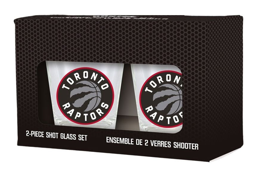Toronto Raptors Heavy Base Shot Glass Set For Basketball Fans/Collectors, 2-oz, 2-pk I5F0 - product image 2