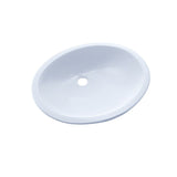 17x14-in Oval Vessel Cotton Undercounter Sink/Lavatory Q8K7 - product image 2