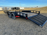 83-in x 16-ft Tandem Axle Utility Trailer, Black J9B1 - product image 4