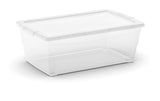 type A Clarity Transparent Storage Box with Lid, 9-L V0S1 - product image 2