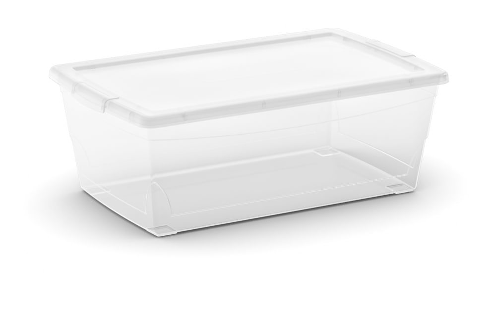 type A Clarity Transparent Storage Box with Lid, 9-L V0S1 - product image 2