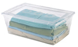 type A Clarity Transparent Storage Box with Lid, 9-L V0S1 - product image 6