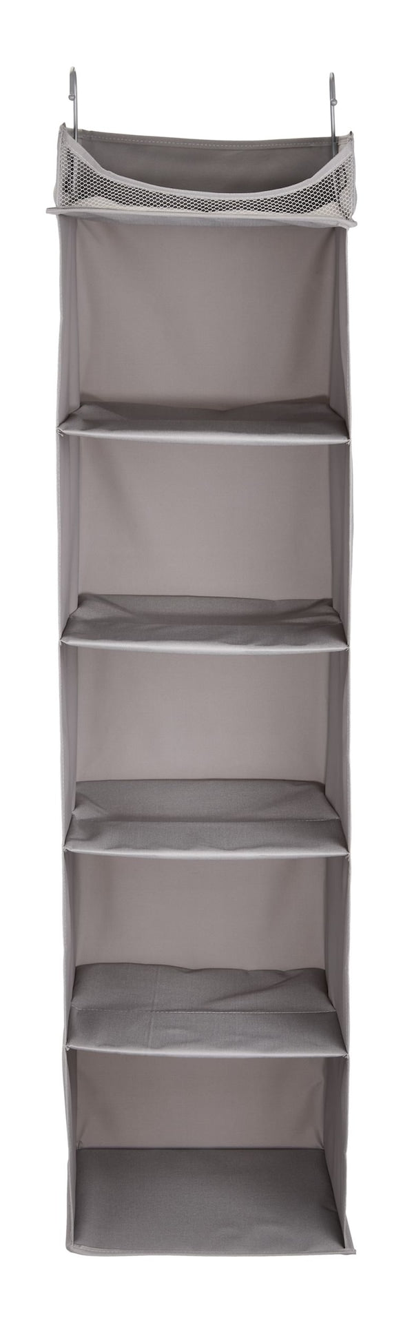 type A Ease 8-Shelf Hanging Closet Organizer, Grey W0D2