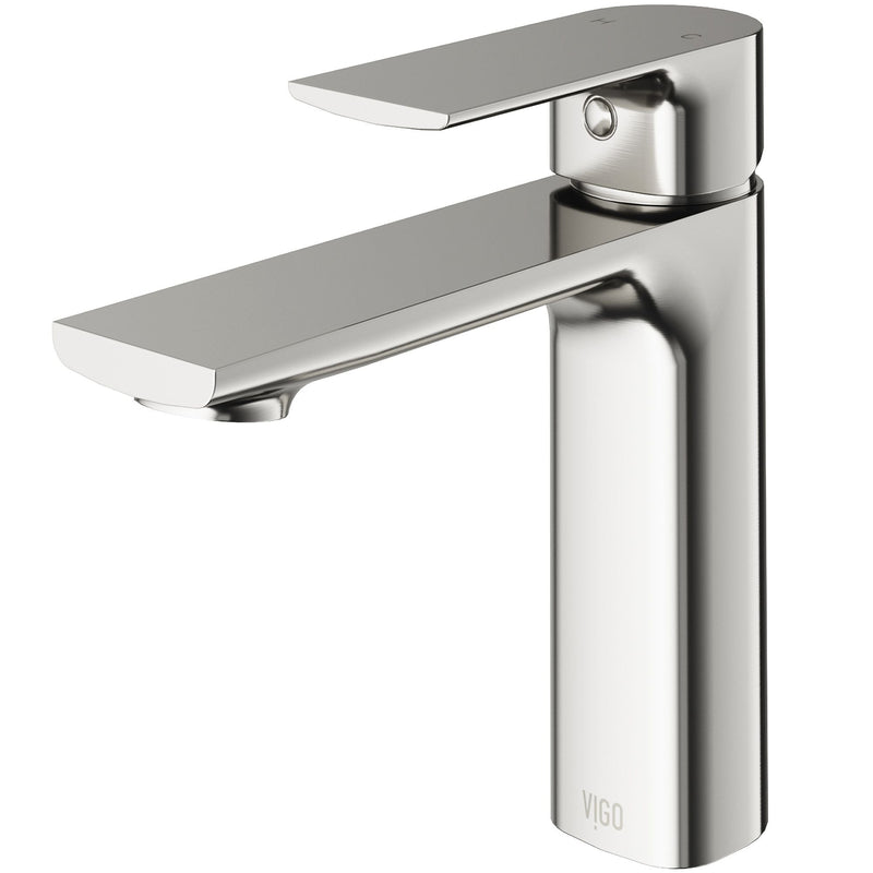 Davidson Single Handle Single Hole Bathroom Sink Faucet, WaterSense Certified, Brushed Nickel C6Y8