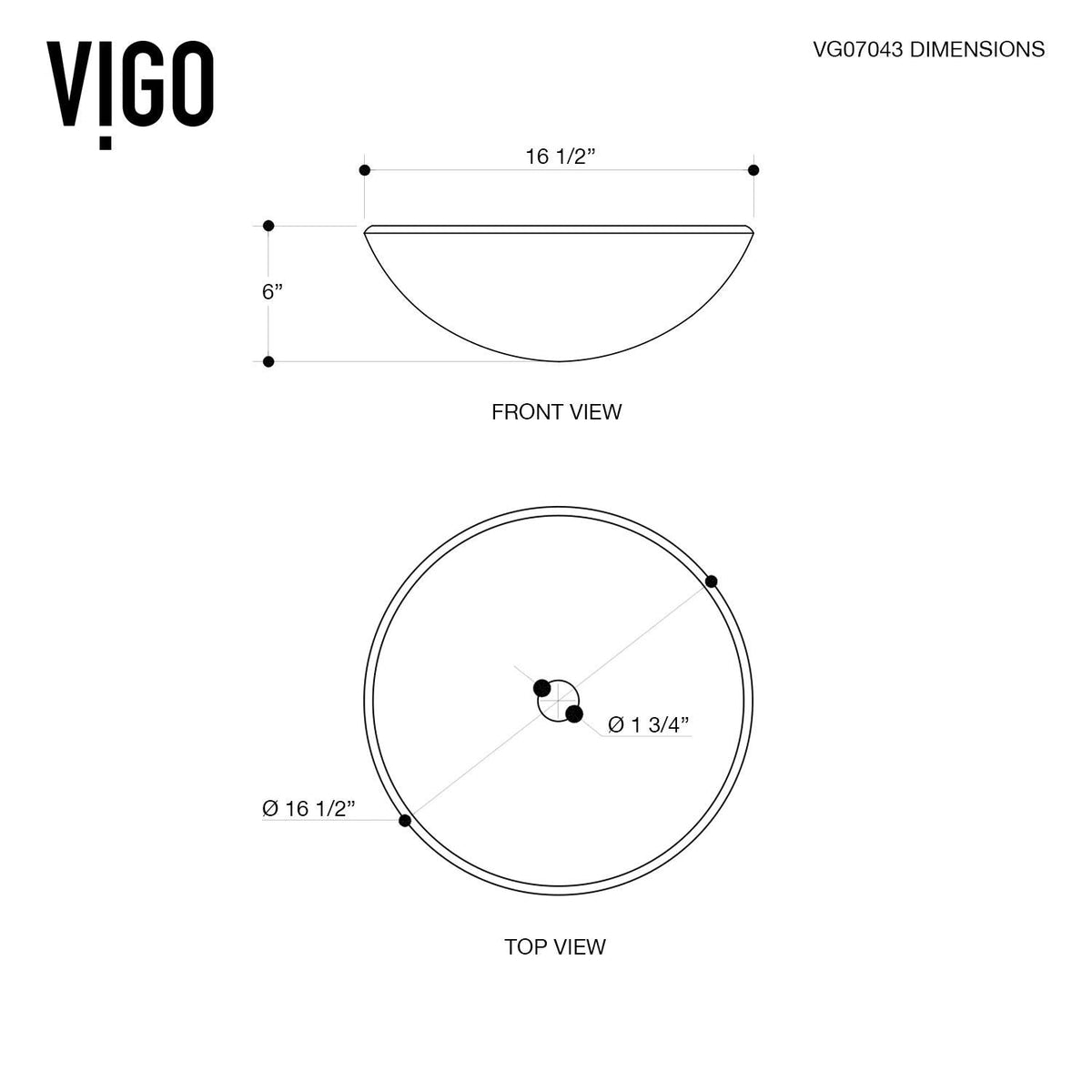 Glass Round Vessel Bathroom Sink/Basin with Rounded Edges & Deep Bowl, White B2J7 - product image 6