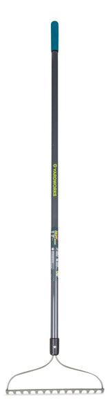 Metal 14-Tine L-Shaped Bow Rake, 60-in, Fibreglass Shaft K9M2 - product image 1
