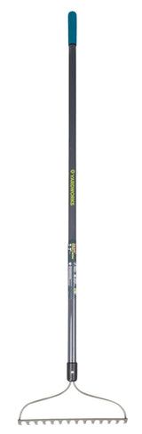 Metal 14-Tine L-Shaped Bow Rake, 60-in, Fibreglass Shaft K9M2 - product image 3