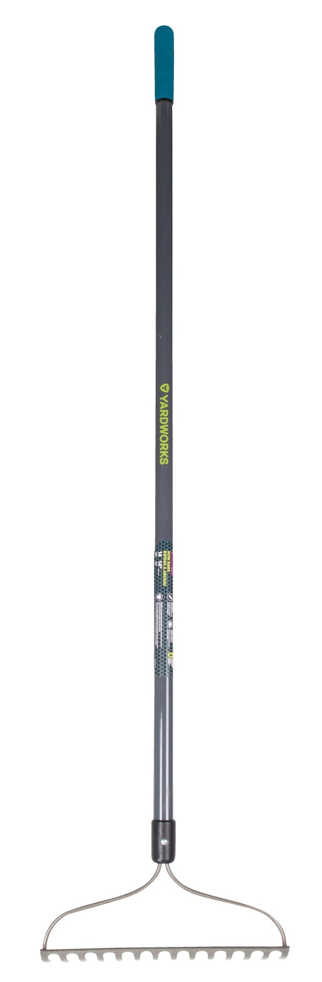 Metal 14-Tine L-Shaped Bow Rake, 60-in, Fibreglass Shaft K9M2 - product image 3